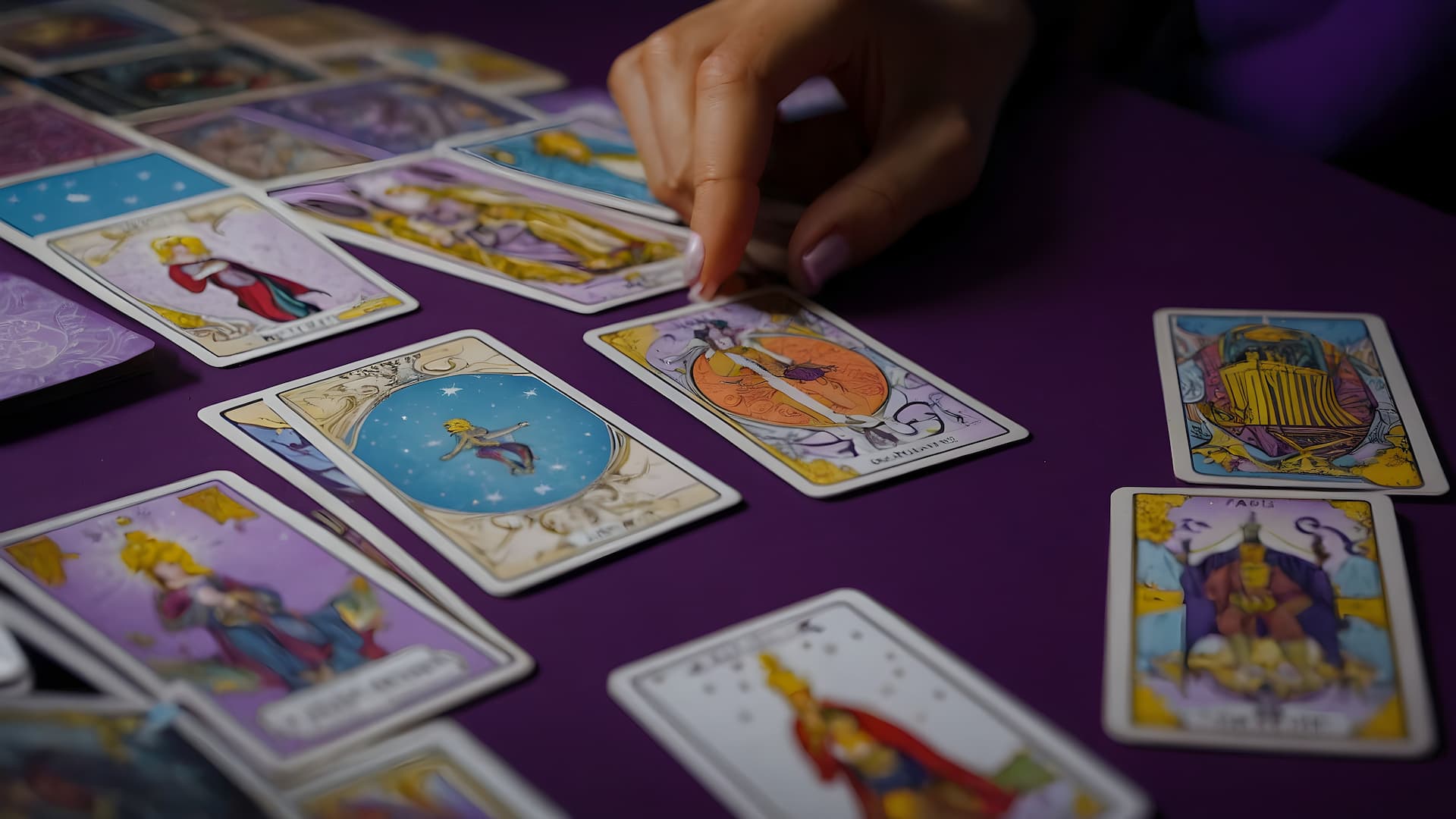 Cartes de tarot illustrées