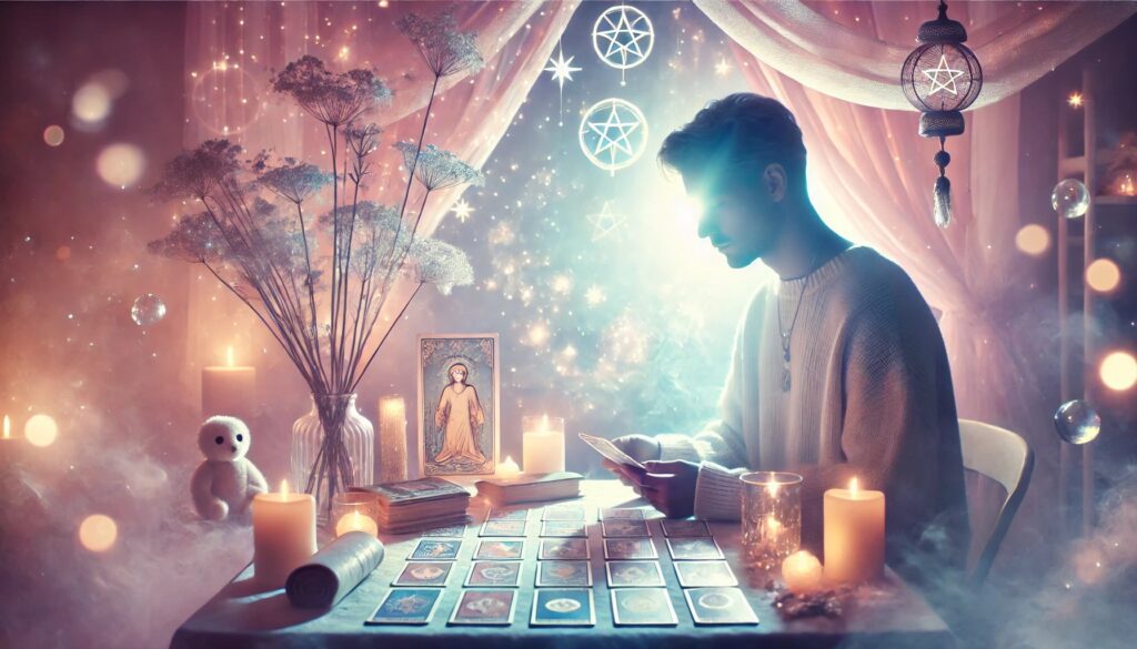 free fortune telling by reading tarot cards on Easy-psychics.com