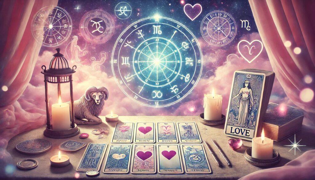 free love tarot reading by date of birth connection between astrology and tarot guided by Easy-psychics.com