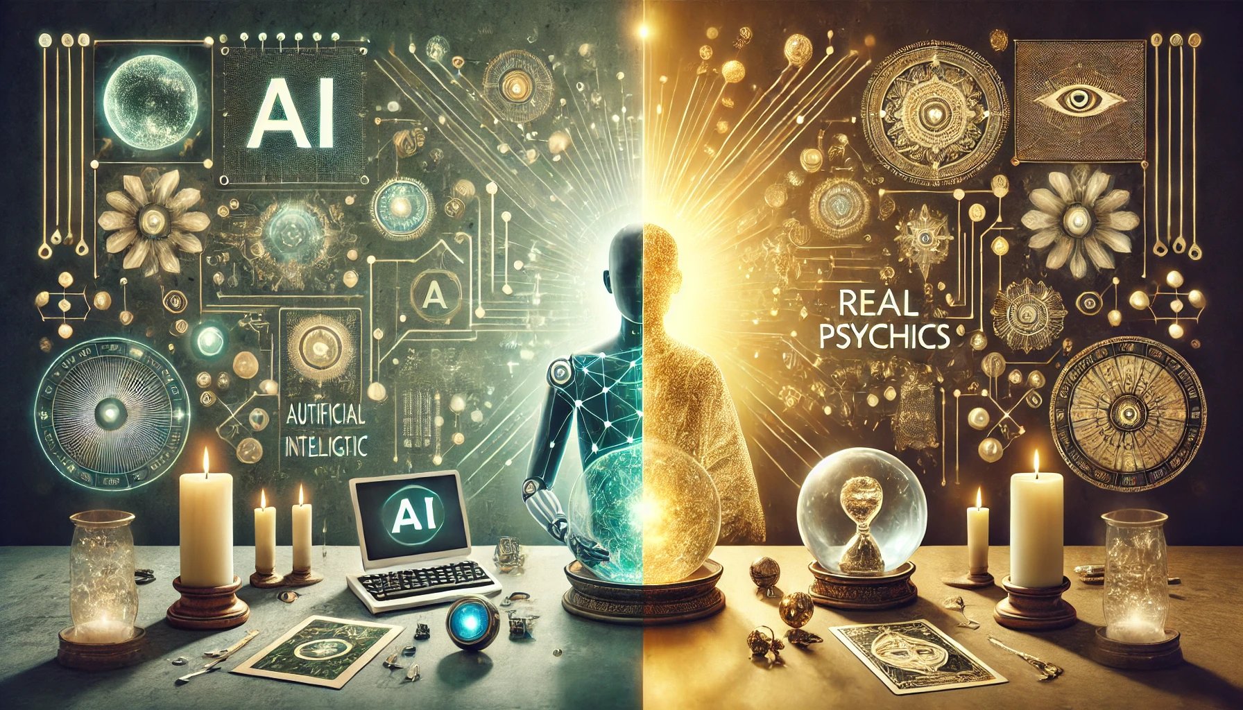 free psychic chat online with Esmeralda.chat Ai vs real psychics