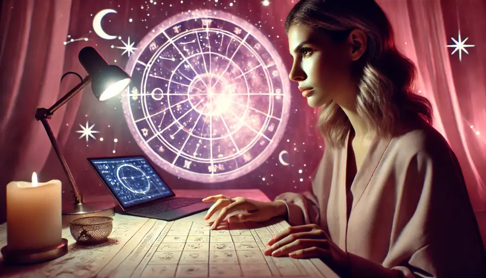 Astrologue qui fait des prédictions grace à l'astrologie