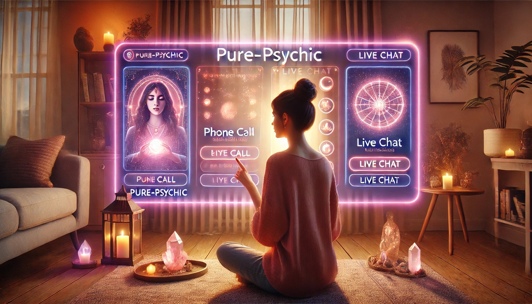 psychic medium online connect with by live chat or phone Pure-psychic