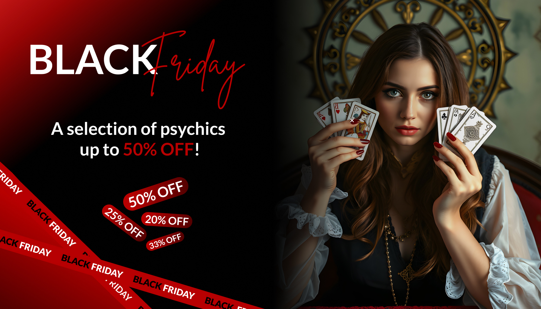 discount psychic readings Black Friday Teaser on Esmeralda.chat