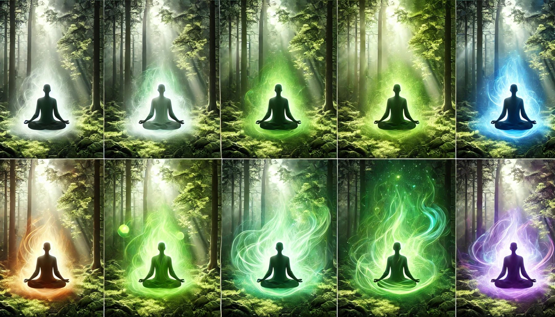 Different Shades of Green Aura meaning an article by Esmeralda.chat
