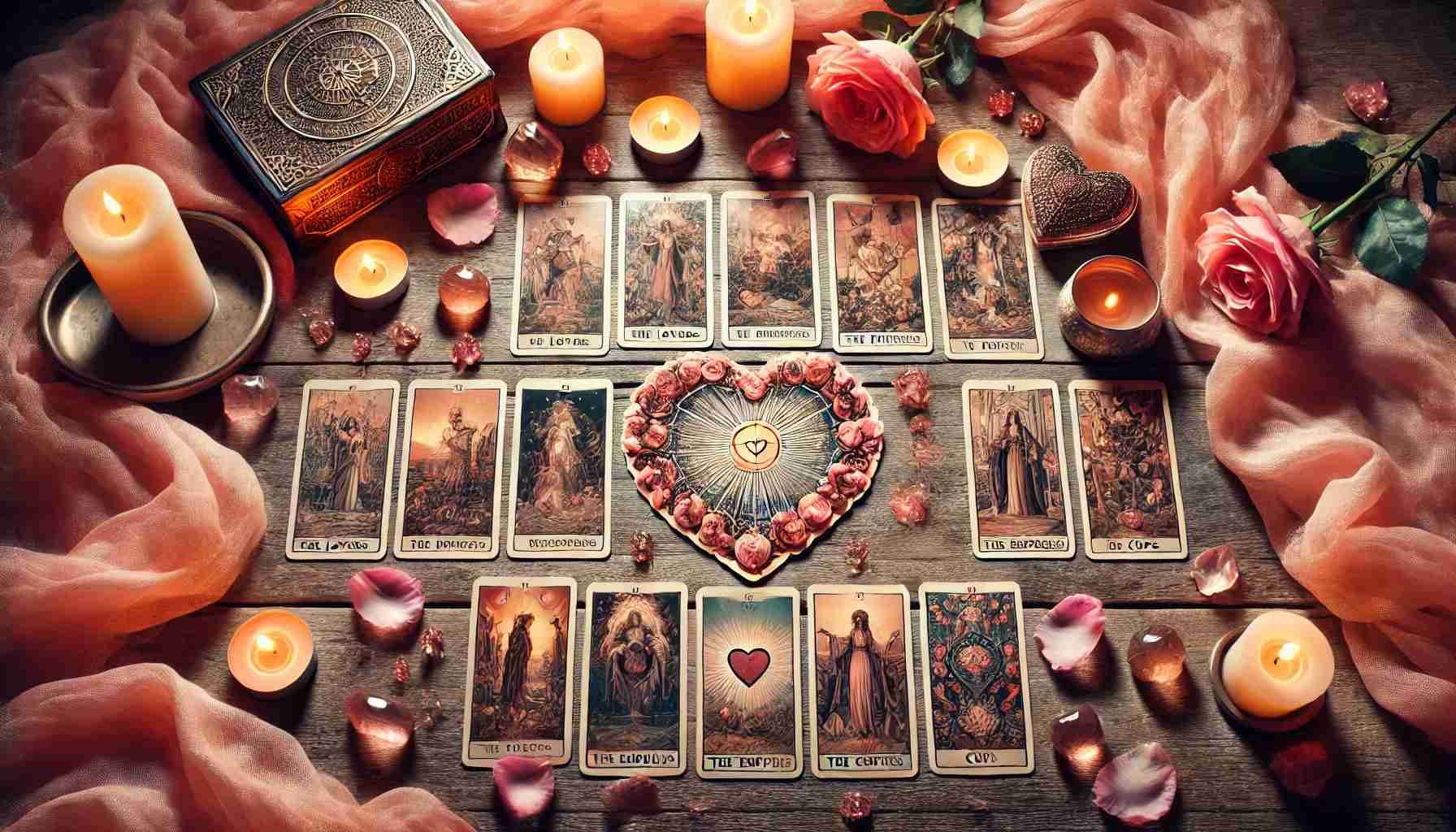 Love Readings Tarot Heart Spreads by Pure-psychic