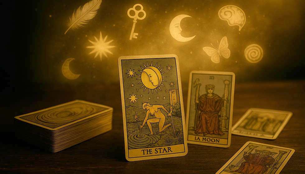 Symboles partagés entre le tarot et les rêves pour décrypter messages et émotions.