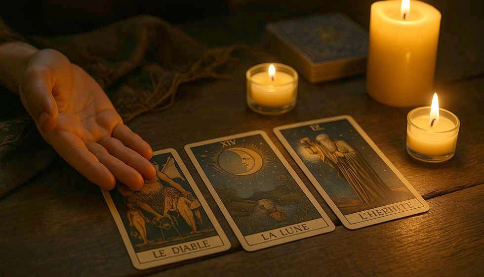 Un tirage de cartes dévoilant les énergies d’une relation toxique en voyance amoureuse