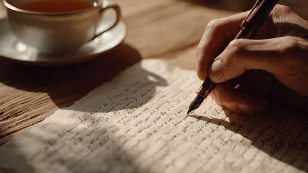 Writing an unsent letter to release emotional baggage during astrology february 9 2026 transit.