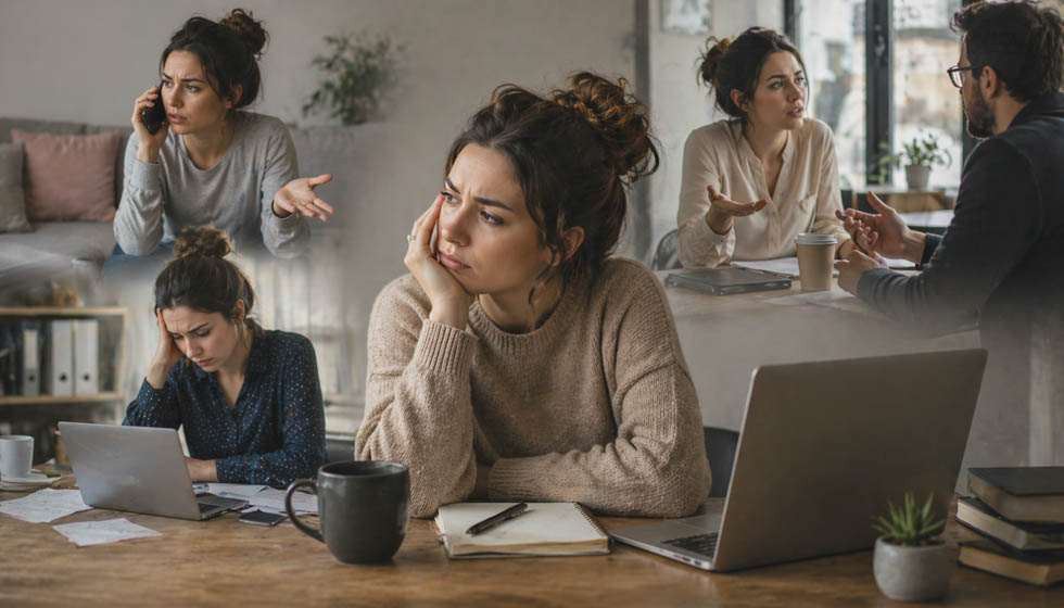 personne remarquant des situations similaires répétées dans son quotidien grâce à la numérologie