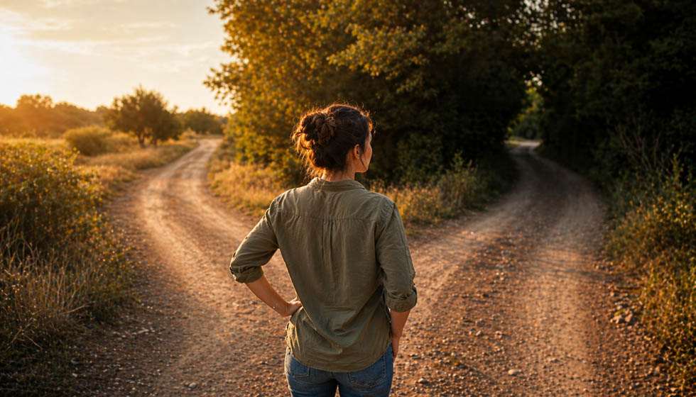 Numérologie : personne prenant une décision différente pour changer son cycle de vie