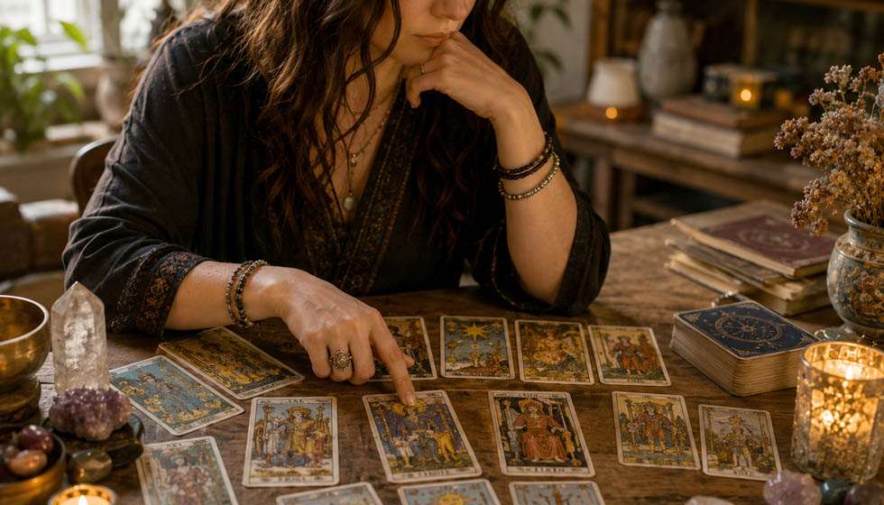 Lecture complète d'un tirage de tarot pour éviter les erreurs d'interprétation