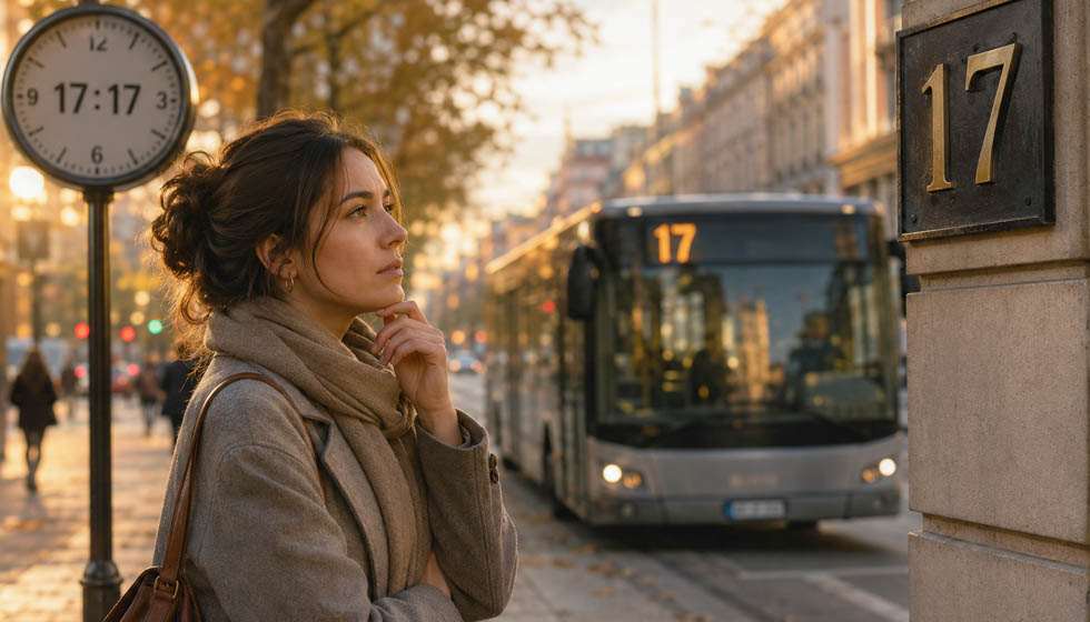Personne observant plusieurs coïncidences qui se répètent dans son quotidien