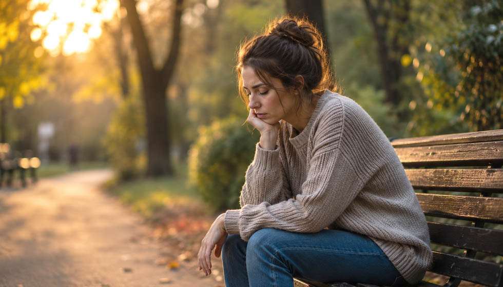 Personne seule retrouvant son calme après une journée riche en interactions