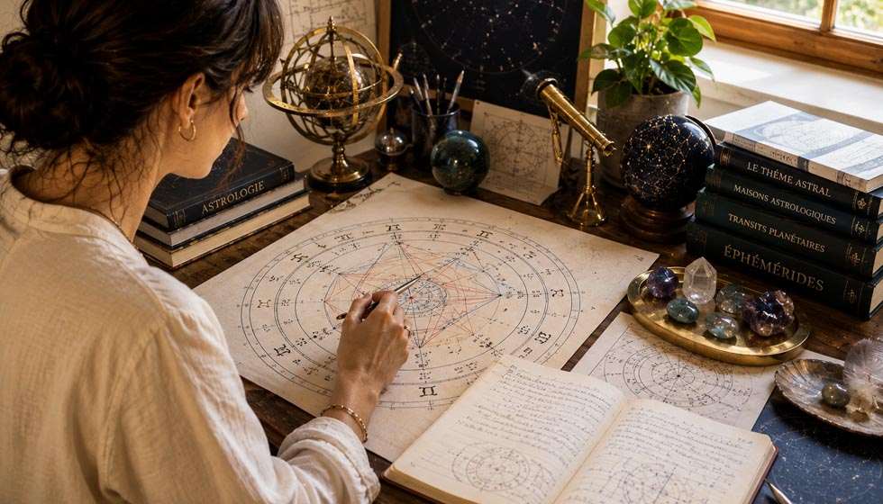 Comparaison entre un horoscope collectif et un thème astral personnalisé