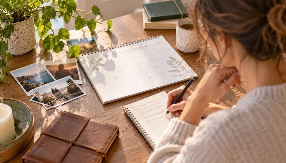 Calendrier personnel évoquant une date importante et un souvenir marquant